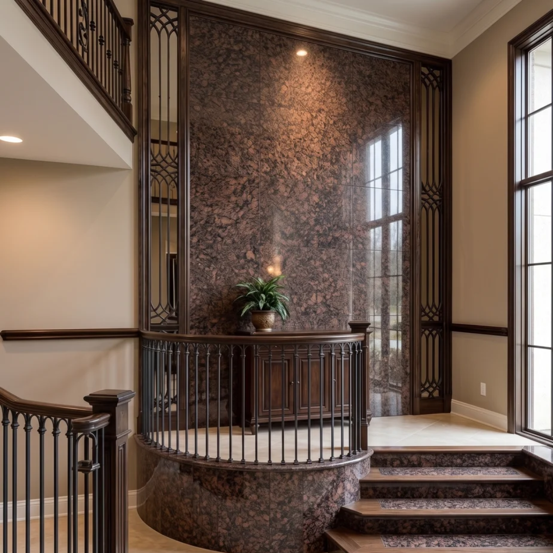 Tan Brown Granite Slab