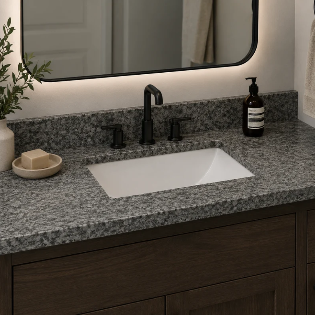 Steel Grey Granite Slab
