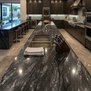 Black Marquina Granite Slab